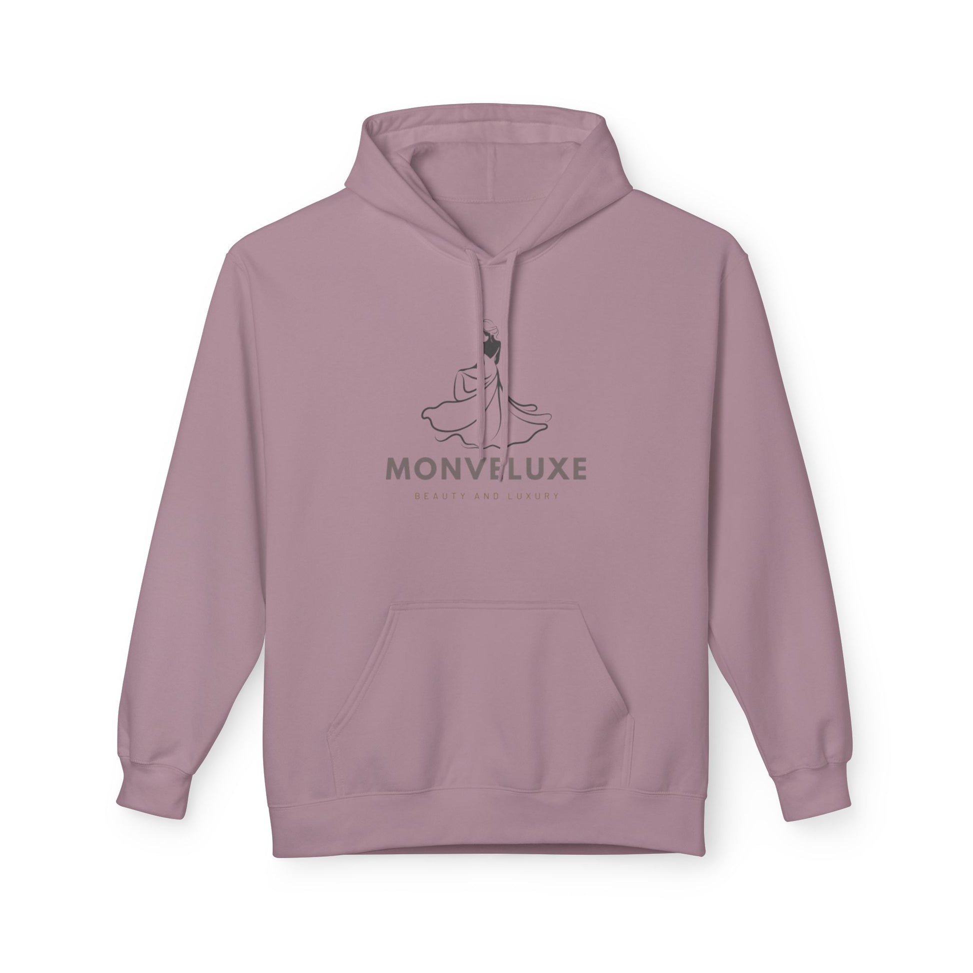 Monveluxe Unisex Softstyle Fleece Hoodie - Luxury Beauty Design