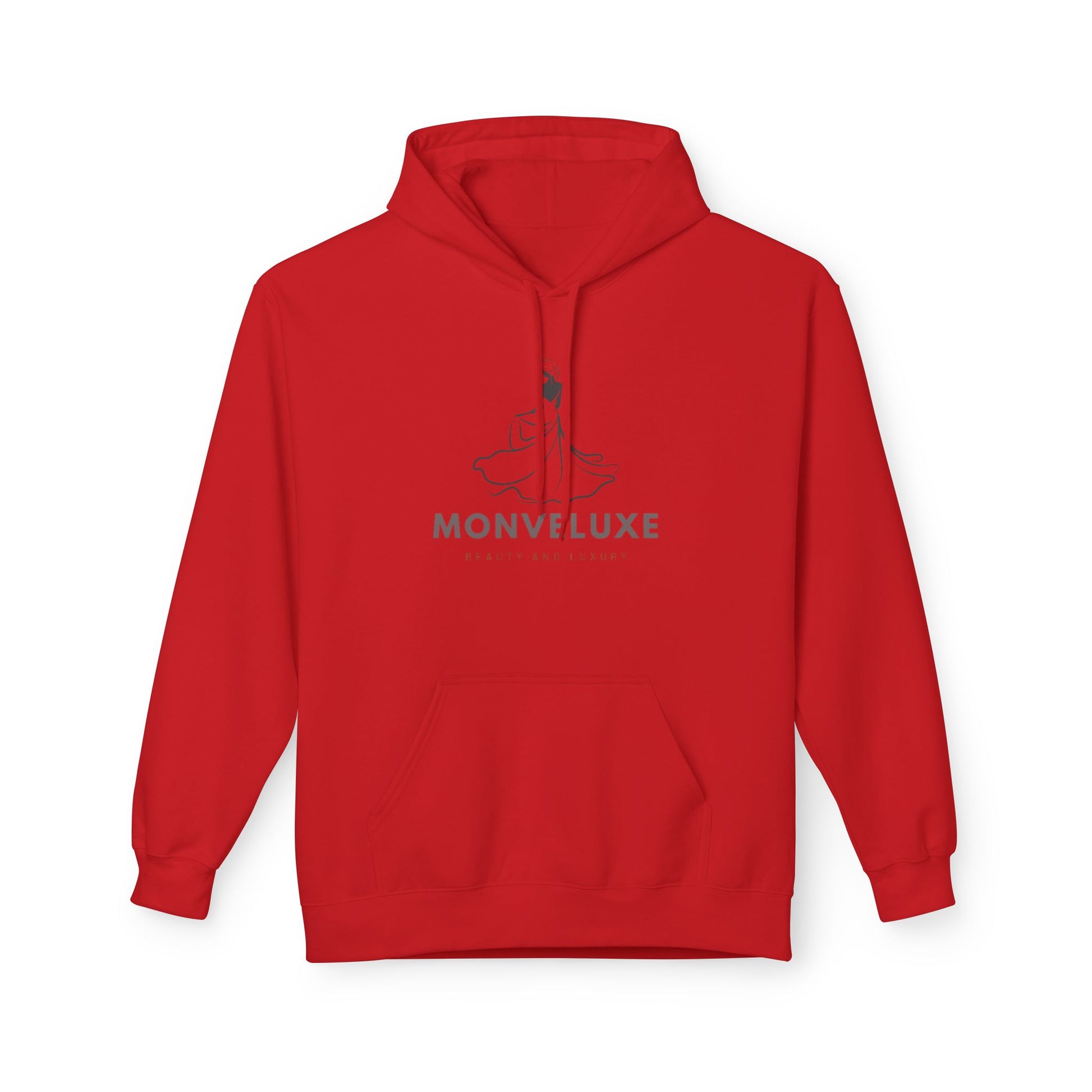 Monveluxe Unisex Softstyle Fleece Hoodie - Luxury Beauty Design